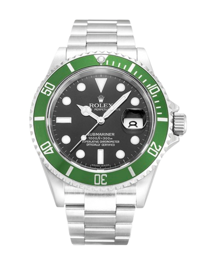 Submariner noir et verte