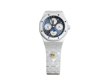 Royal Oak white perpetual calendar