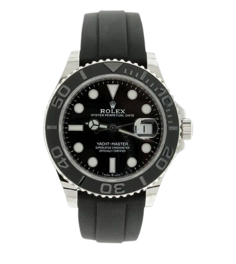 Yacht-master noir, argent