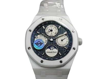 Royal Oak white perpetual calendar
