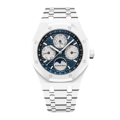 Royal Oak white perpetual calendar
