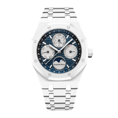 Royal Oak white perpetual calendar