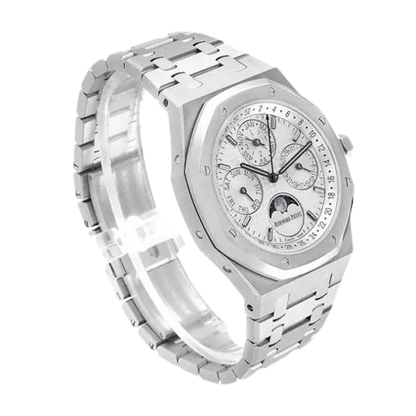Royal Oak silver perpetual calendar