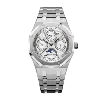 Royal Oak silver perpetual calendar