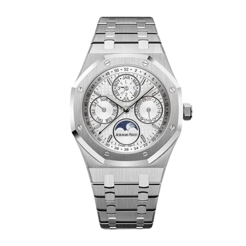Royal Oak silver perpetual calendar